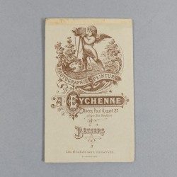 PHOTO CDV D'UN SOUS-OFFICIER ECLAIREUR DU 1 er REGIMENT DE HUSSARD CAVALERIE LEGERE VERS 1900