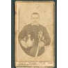 PHOTO CDV D'UN CAVALIER DU 2ème REGIMENT DE DRAGONS