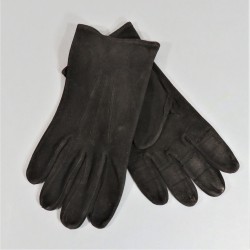 PAIRE DE GANTS EN CUIR NOIR POUR OFFICIERS TAILLE 8 CAVALERIE