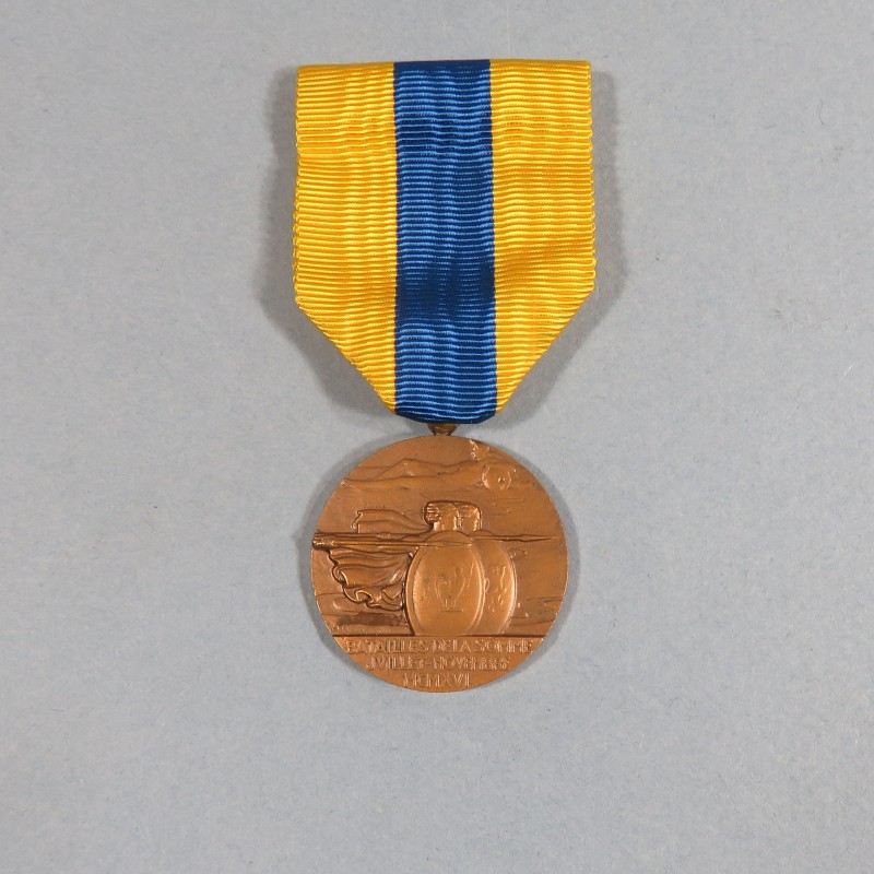 MEDAILLE DES ANCIENS COMBATTANTS DE LA SOMME COMBATS DE 1914-1918-1940