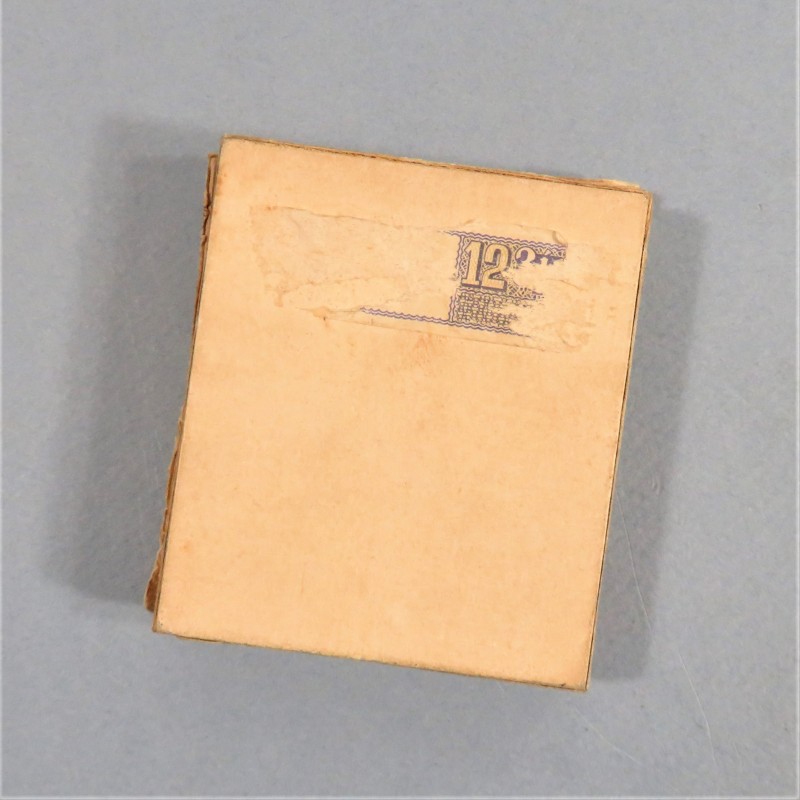 PAQUET VIDE DE 12 CIGARETTES ALLEMANDES DE LA MARQUE SALEM N°6 TAXE AVEC AIGLE ABSENTE SECONDE GUERRE WEHRMACHT
