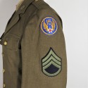 VAREUSE VESTE US MODELE 39 STAFF SERGENT 15TH USAAF BOMBARDEMENT AVIATION ARMY AIR FORCE INSIGNE EVASION ESCAPE INSIGNIA