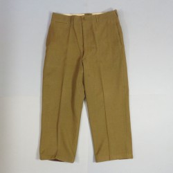 PANTALON US TROUPE MOUTARDE MODELE 1937 TOUR DE TAILLE 90 cm UNIFORME GI DEBARQUEMENT