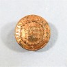 BOUTON ARMEE REVOLUTIONNAIRE MODELE 1790 1792 PETIT MODULE DIAMETRE 1.8 cm DISTRICT D'ALAIS (GARD) LA NATION LA LOI LE ROI