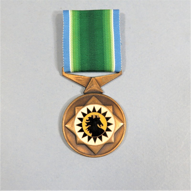 AFRIQUE DU SUD QWAQWA MEDAILLE DE LA POLICE POUR 10 ANS DE SERVICE EXEMPLAIRE FAITHFUL SERVICE 10 YEARS MEDAL SOUTH AFRICA °