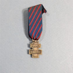 REDUCTION DE LA MEDAILLE DE LA FRANCE LIBRE COMMEMORATIVE DE LA GUERRE 1939 1945 °