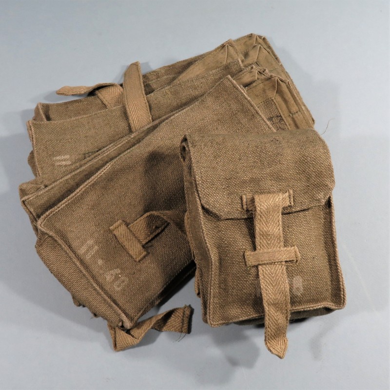 POCHETTE A PANSEMENT MODELE II-48 PARACHUTISTE LEGION INDOCHINE ALGERIE TAP DATEES ANNEES 1950