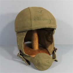 CASQUE D'ENTRAINEMENT GUENEAU PARACHUTISTE TAP ANNEES 1950 ARMEE FRANCAISE TAMPONNE 1953 T 54 GENO