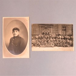 ENSEMBLE DE 2 PHOTOS FORMAT CPA  DU 38 ème REGIMENT D'AVIATION MIXTE 1920 1930