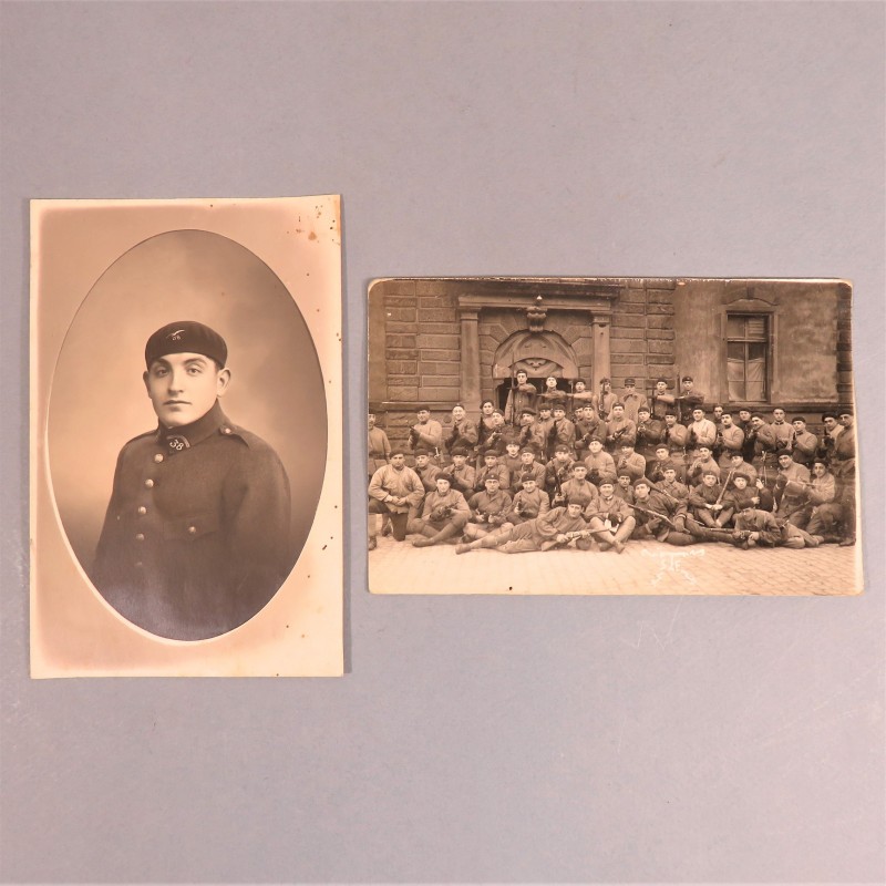 ENSEMBLE DE 2 PHOTOS FORMAT CPA  DU 38 ème REGIMENT D'AVIATION MIXTE 1920 1930