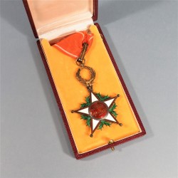 MAROC MEDAILLE DE COMANDEUR DE L'ORDRE DU OUISSAM ALAOUITE WISSAM ORDER OF MOROCCO COMMANDER MEDAL