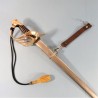 SABRE MODELE 1890 POUR OFFICIERS D'INFANTERIE GARDE DU TYPE COLONEL DERUE LAME DROITE FAB. B.F.