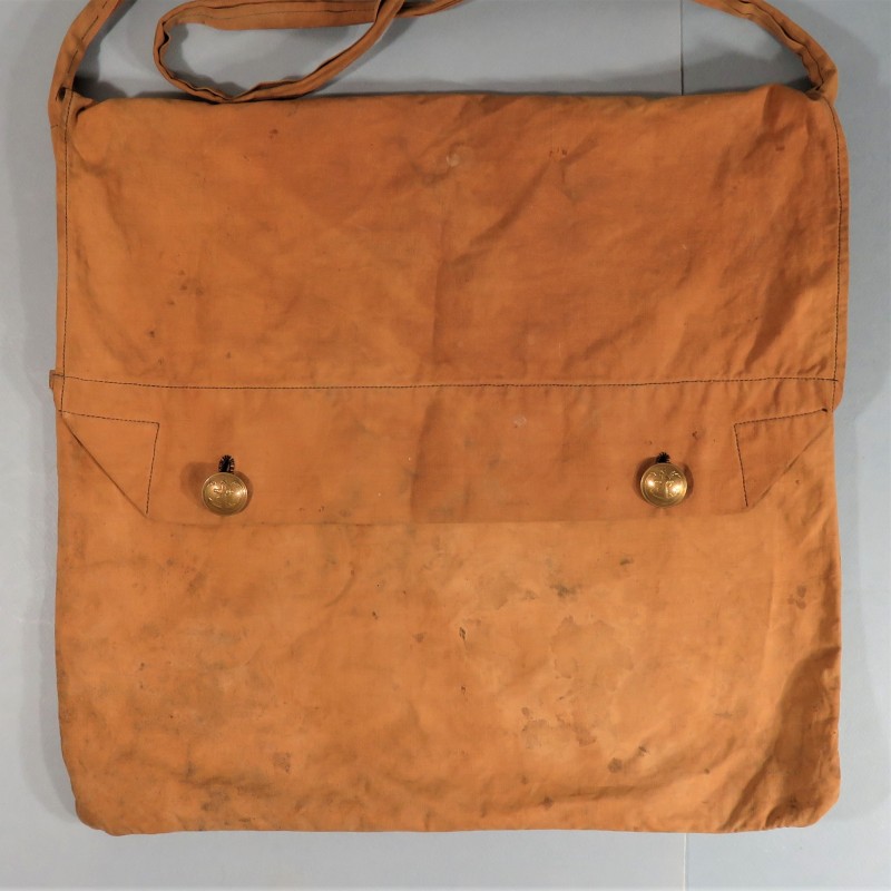 SAC OU MUSETTE BELLE COULEUR CACHOU ARMEE FRANCAISE MODELE 1892 TROUPES DE MARINE OU INFANTERIE COLONIALE 1914-1918