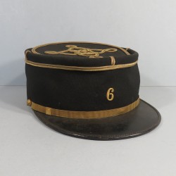 KEPI POLO SOUS LIEUTENANT DU 6 ème REGIMENT DU GENIE MODELE 1914 - 1920 TAILLE 56 FAB. LA BELLE JARDINIERE PARIS