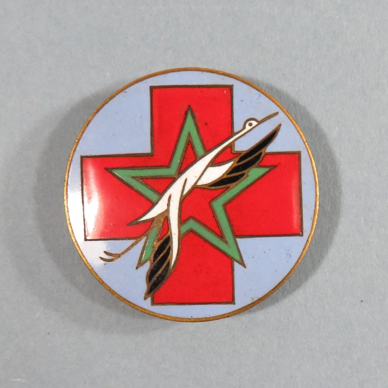 INSIGNE MILITAIRE SERVICE DE SANTE AU MAROC ARMEE FRANCAISE FAB. ARTHUS BERTRAND