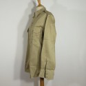 CHEMISE AMERICAINE US OFFICIER MODELE BEIGE 1941 TAILLE US 15.1/2 33 ARMEE FRANCAISE INDOCHINE DATEE 1946