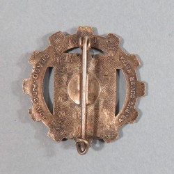 INSIGNE MILITAIRE 12 ème COMPAGNIE LEGERE DE REPARATION DU MATERIEL INDOCHINE FABRICATION DRAGO OLIVIER METRA