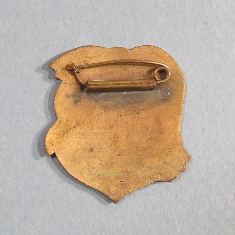 INSIGNE MILITAIRE RARE PREMIER TYPE 9 ème DIVISION D'INFANTERIE COLONIALE FABRICATION LOCALE ARMEE DE LIBERATION