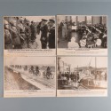 POCHETTE DE 8 PHOTOS DES ACTUALITES ALLEMANDES 9-1-1941 AKTUELLER BILDERDIENST SA ITALIE AVIATION PARTI NAZI