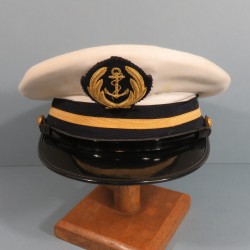 CASQUETTE MARINE NATIONALE ASPIRANT OFFICIER DATEES 1983 TAILLE 55 FABRICANT SOFAC