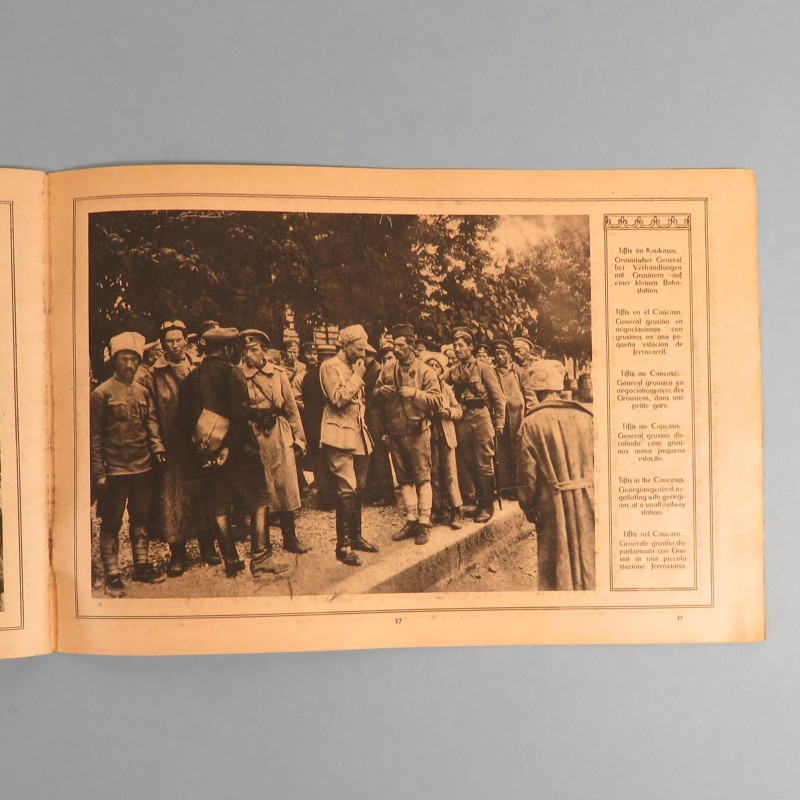 ALBUM DE LA GRANDE GUERRE PROPAGANDE ALLEMANDE N° 42 1918 PHOTOS ET LEGENDES EN PLUSIEURS LANGUES PILOTE