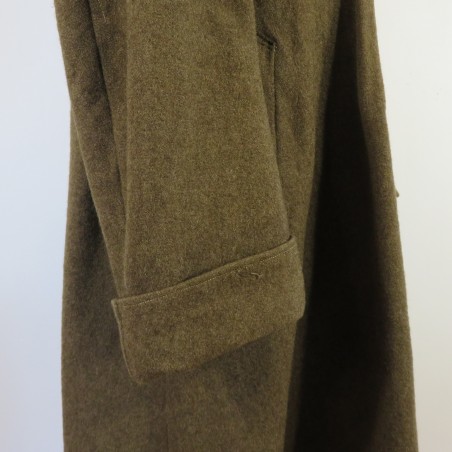 MANTEAU OU CAPOTE TROUPES MONTEES MODELE 1920 DRAP TROUPE KAKI BOUTONS BLANCS CAVALERIE RCC