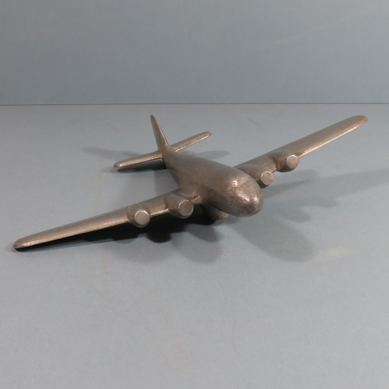 MAQUETTE EN ALUMINIUM AVION DOUGLAS DC 4 OU DC 6 USAAF