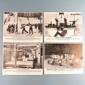 POCHETTE DE 8 PHOTOS DES ACTUALITES ALLEMANDES 20-2-1941 AKTUELLER BILDERDIENST AVIATION MEETING GEBIRSJAGER