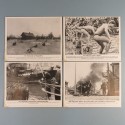 POCHETTE DE 7 PHOTOS DES ACTUALITES ALLEMANDES 1-9-1941 AKTUELLER BILDERDIENST U BOOT COMBAT WEHRMACHT RUSSIE