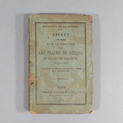 MANUEL GUIDE LES PLACES DE GUERRE ET VILLES DE GARNISON 1863 INSTRUCTION MILITAIRE CHARLES-LAVAUSELLE