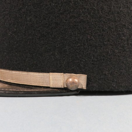 KEPI ADJUDANT DU 1 er REGIMENT DE CUIRASSIERS OU DE DRAGON CAVALERIE ANNEES 1960 TAILLE 57