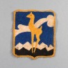 INSIGNE MILITAIRE TISSU AVIATION DE L'ESCADRON DE TRANSPORT 3/64 BIGORRE ANNEES 1960