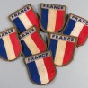 INSIGNE D'EPAULE EN TISSU PATCH FRANCE 1 ère ARMEE DEBARQUEMENT RHIN et DANUBE LIBERATION 1944 1945 TOA