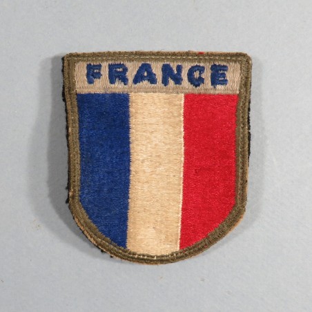 INSIGNE D'EPAULE EN TISSU PATCH FRANCE 1 ère ARMEE DEBARQUEMENT RHIN et DANUBE LIBERATION 1944 1945 TOA