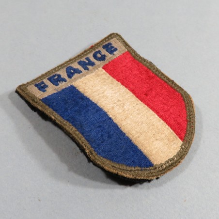 INSIGNE D'EPAULE EN TISSU PATCH FRANCE 1 ère ARMEE DEBARQUEMENT RHIN et DANUBE LIBERATION 1944 1945 TOA