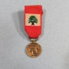 LIBAN REDUCTION DE LA MEDAILLE DU MERITE LIBANAIS LEBANESE ORDER OF MERITE CLASSE BRONZE °