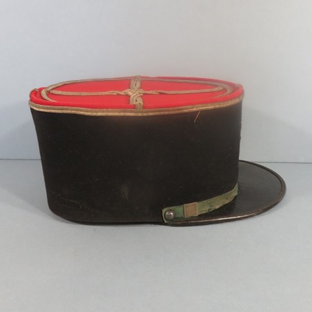 KEPI MODELE 1919 1931 DE SOUS-LIEUTENANT CAVALERIE ETAT MAJOR TRAIN CUIRASSIERS OU DE DRAGON ANNEES 1940 TAILLE 58