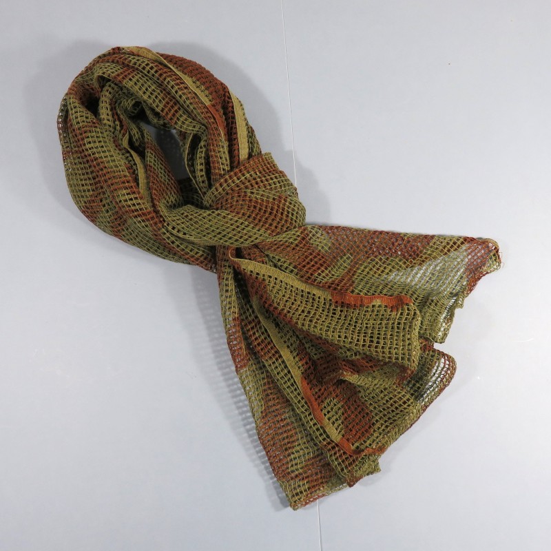 CHECHE FOULARD CAMOUFLEE ARMEE FRANCAISE FABRICATION PRECOCE INDOCHINE ALGERIE PARACHUTISTE LEGION TAP ANNEES 1950 1960