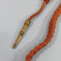 FOURRAGERE REGLEMENTAIRE DE LA CROIX DE GUERRE FERRET DORE FANTAISIE FABRICATION ANCIENNE 1914 1918 OU 1939-45