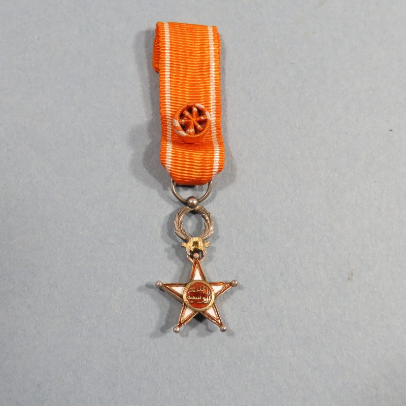 MAROC REDUCTION DE LA MEDAILLE D'OFFICIER DE L'ORDRE DU OUSSAM ALAOUITE ORDER OFFICER MEDAL °