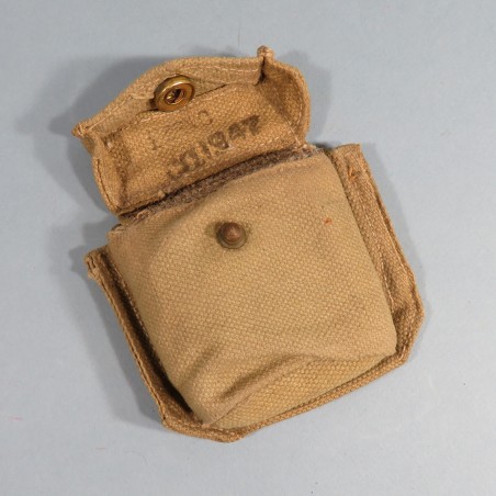 ANGLETERRE POCHETTE POUCH POUR BOUSSOLE BRITISH MODELE MKIII DATEE 1942