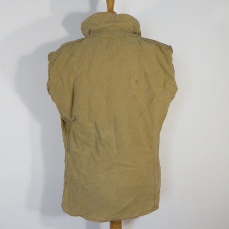 VESTE TROUPE COLONIALE DE TYPE BOURGERON COULEUR CACHOU 1914-1918-1920 INFANTERIE COLONIALE LEGION ETRANGERE GUERRE DU RIF MAROC