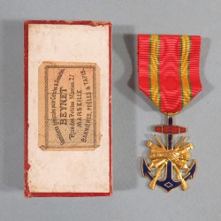 MEDAILLES DES ANCIENS COMBATTANTS COLONIAUX ET DES TROUPES DE MARINE GUERRE DE 1870 1871 BOITE BEYNET A MARSEILLE