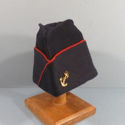 CALOT TROUPE MODELE 1947-49 INFANTERIE OU ARTILLERIE COLONIALE OU DE MARINE AVEC ANCRE TAILLE 58