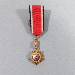 EGYPTE REDUCTION DE LA MEDAILLE DE CHEVALIER DE L'ORDRE DE L'INDEPENDANCE NISHAN AL ISTYKAL ORDER MEDAL °