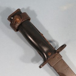BAIONNETTE FRANCAISE MODELE MAS 49/56 TRANSFORMEE EN COUTEAU POIGNARD DE COMBAT ALGERIE PARA LEGION TAP COMMANDO