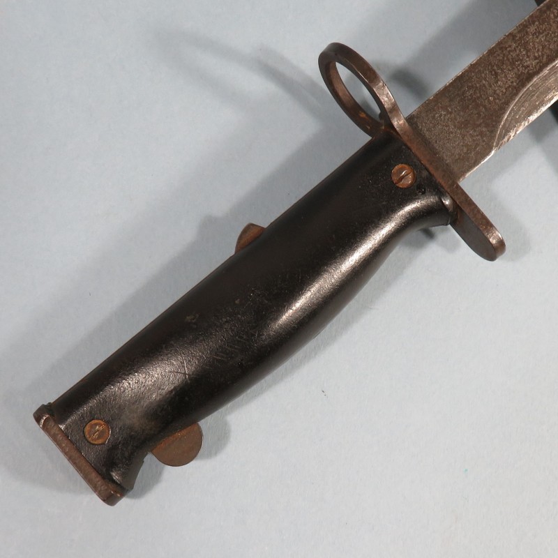 BAIONNETTE FRANCAISE MODELE MAS 49/56 TRANSFORMEE EN COUTEAU POIGNARD DE COMBAT ALGERIE PARA LEGION TAP COMMANDO