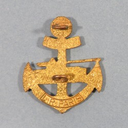 INSIGNE MILITAIRE DU 5 ème REGIMENT INTERARMES D'OUTRE-MER 5° RIAOM 4° ESCADRON BLINDE FABRICATION L.R. PARIS