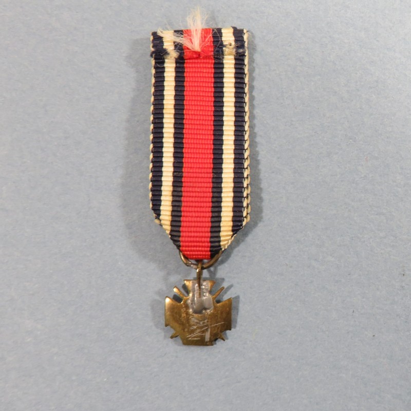 ALLEMAGNE REDUCTION DE LA MEDAILLE ALLEMANDE CROIX DE HINDENBURG D'HONNEUR ANCIENS COMBATTANT GUERRE 1914 1918