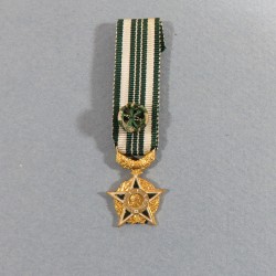 FRANCE REDUCTION DE LA MEDAILLE D'OFFICIER DE LA RECONNAISSANCE DES ARTS ET LETTRES °